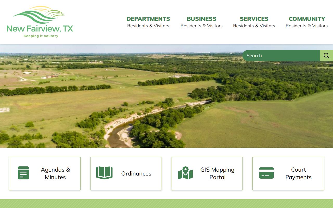 New Fairview criminal records information on the official city website